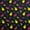 Betsey Fruits Toss Black/Yellow/Pink, variant on Betsey Johnson Whimsical Floral Green Twin Sheet Set