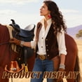 thumbnail image 7 of DESIGNICE 3Pairs Western Earrings,Alloy Cowgirl Earrings,Spring Scent Western Jewelry for Women,6"X1.6",Style2, 7 of 7