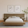 thumbnail image 2 of Nexera Napa 4-Piece Platform Bedroom Set With Floating Nightstand, 2 of 5