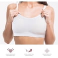 thumbnail image 5 of Alyce Ives Intimates Seamless Womens Bra Wireless Racerback Bralette, Brights, M, 5 Pack, 5 of 6