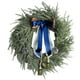 thumbnail image 2 of Decoraciones navideñas de 18 pulgadas con campanas y cintas Coronas artificiales para el hogar Mesas Paredes Ventana Decoración interior y exterior, 2 of 6