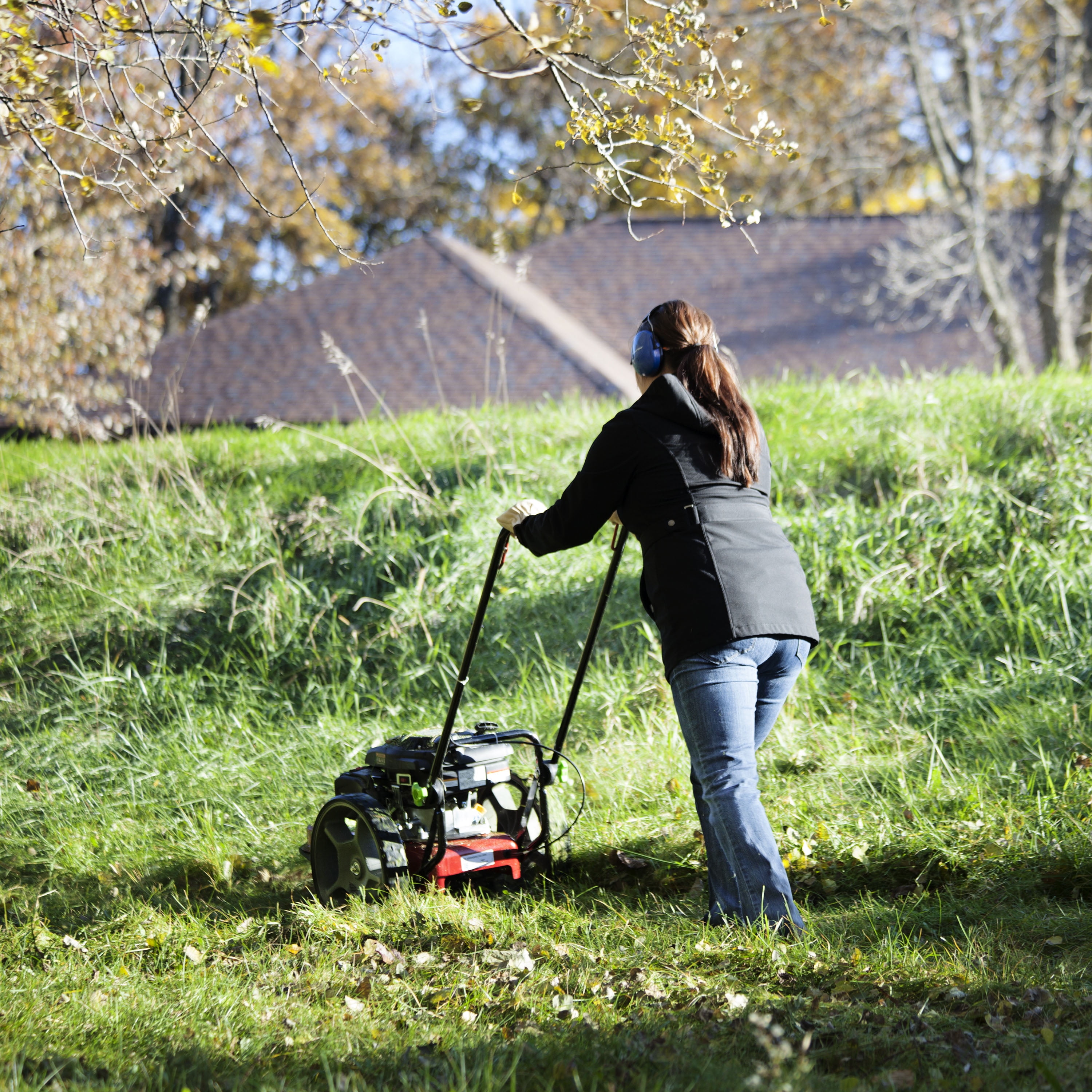 Earthquake Walk Behind String Mower With 160cc Viper Engine , 40314 - 3