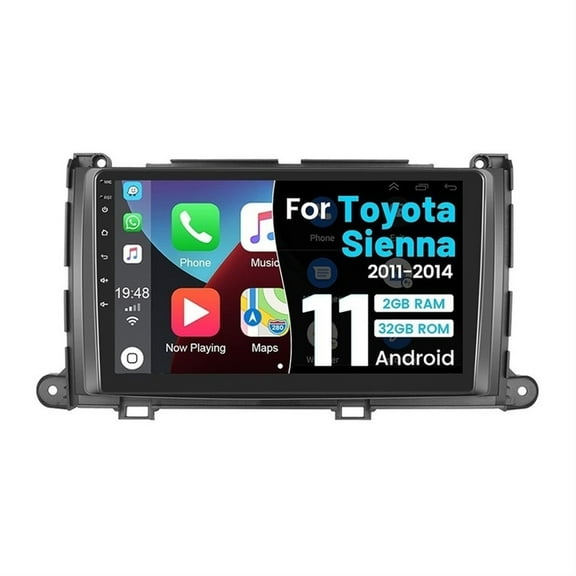 Stereo Toyota Sienna 2011-2014 Android GPS Carplay 4G 64G
