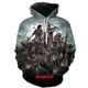 thumbnail image 1 of Sudadera con capucha con estampado 3D de The Walking Dead para hombre y mujer, Jersey informal de Drama de TV de terror, ropa de calle para Halloween, 1 of 3