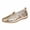 Gold, variant on Women's Round Toe Ballet Flats Mary Jane Sneakers Comfortable Dressy