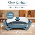 thumbnail image 3 of COOK WITH COLOR Electric Skillet - 12" x 12" Cera, 3 of 6