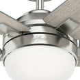 thumbnail image 6 of Hunter Bartlett 52 Led Bartlett 52" 5 Blade Led Indoor Ceiling Fan - White, 6 of 7