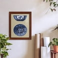 thumbnail image 6 of Porcelain in Blue and White I -Framed Print w/glass-Chestnut, 6 of 7