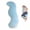 Blue, variant on Pea Pod Body Pillow for Side Sleeper，Ergonomic Full-Body Support Pillow: Comfort Meets Precise Support | Concealed Zipper | Skin-Friendly & Washable