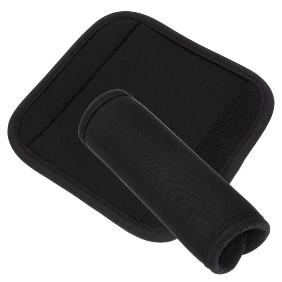 Beaupretty 2Pcs Detachable Black Barbell Mat Pads for Weightlifting and Strength Training Grip