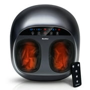 iBooMas Shiatsu Foot Massager Machine with Heat and Remote,Deep Kneading Foot Massager for Plantar Fasciitis