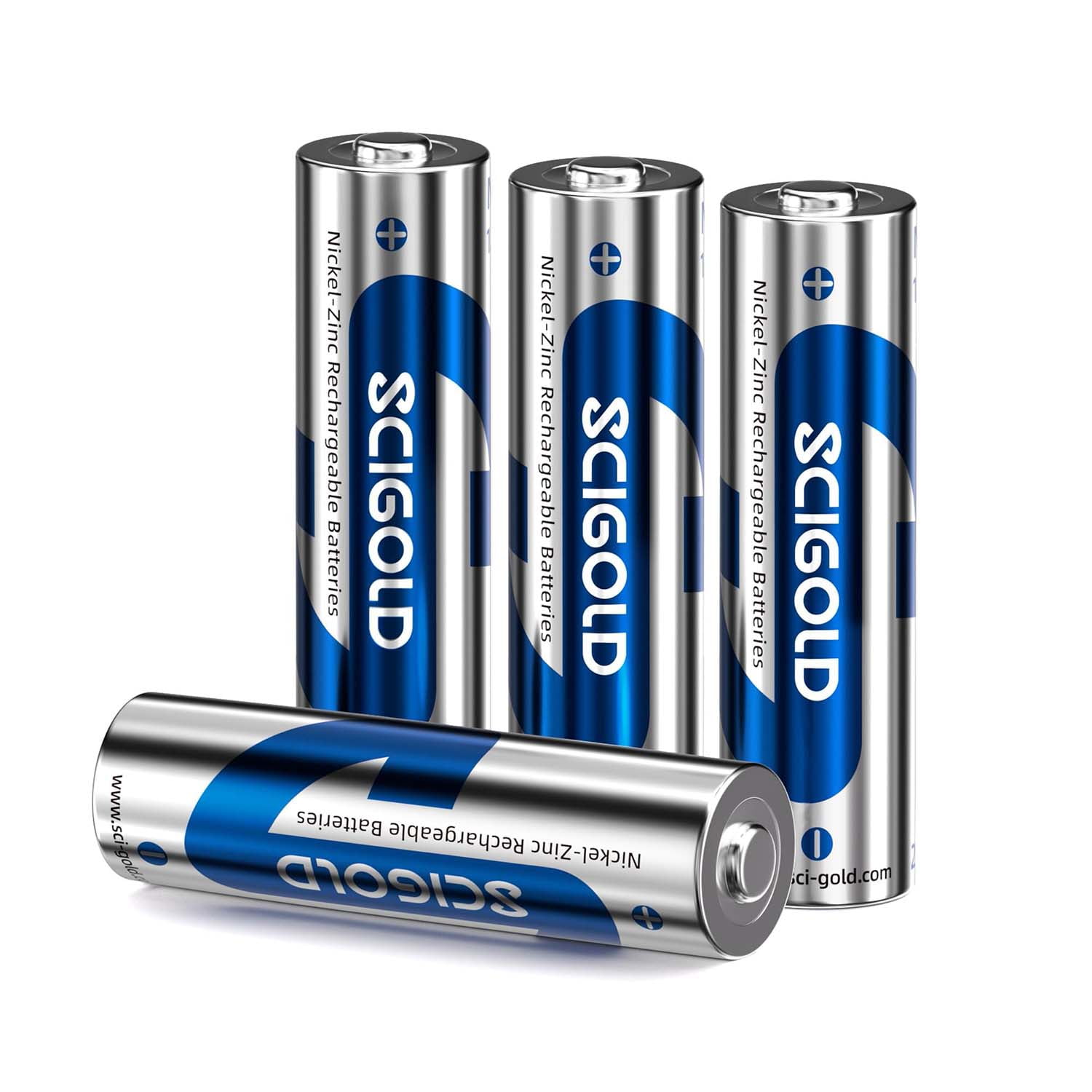 MINGSCI Ni-Zn AAA Rechargeable Batteries 1600mWh Upgraded