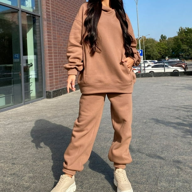 Sweater de manga larga con capucha sólida para mujer Ichuanyi ICHUANYI WER2023081602789