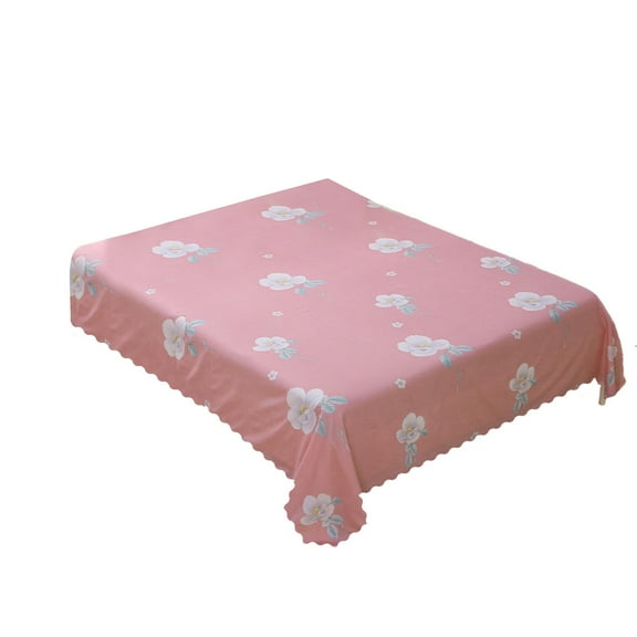 Beautynvta Bed Sheet, Floral Printed Bed Sheets, Lightweight Super Soft Easy Care Microfiber Flat Sheet, Wrinkle Free, Machine washable, 78.7''x90.5''