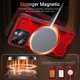 thumbnail image 3 of Diseñado para Funda Magnética para iPhone 14 Pro Max, Compatible con Magsafe, Resistente a Caídas de 10 pies, Resistente, con Soporte de Anillo Giratorio 360, Funda Protectora, 3 of 7