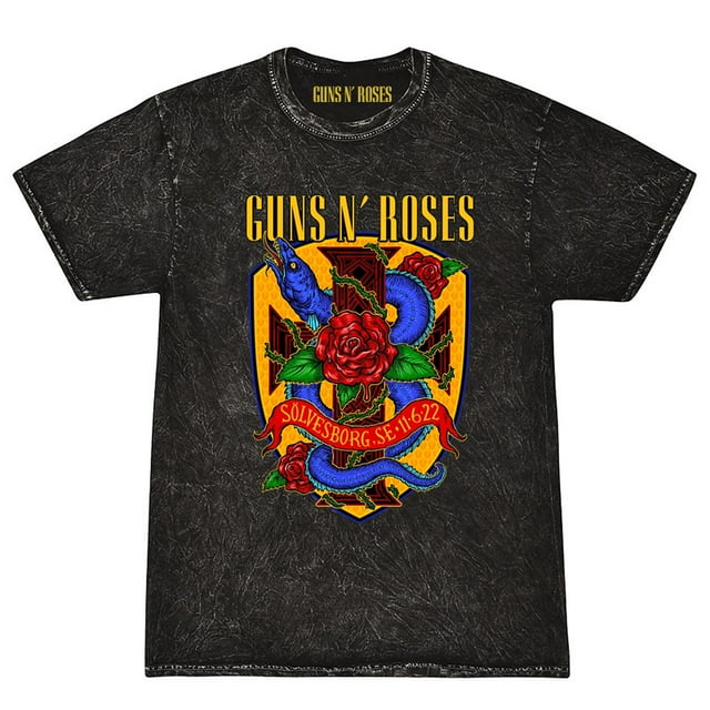Guns N' Roses We're Back Style Rétro de Rue T-Shirts Imprimés Lavage T-Shirts Femme Mode Ample Manches Courtes T-Shirts d'Été Femmes