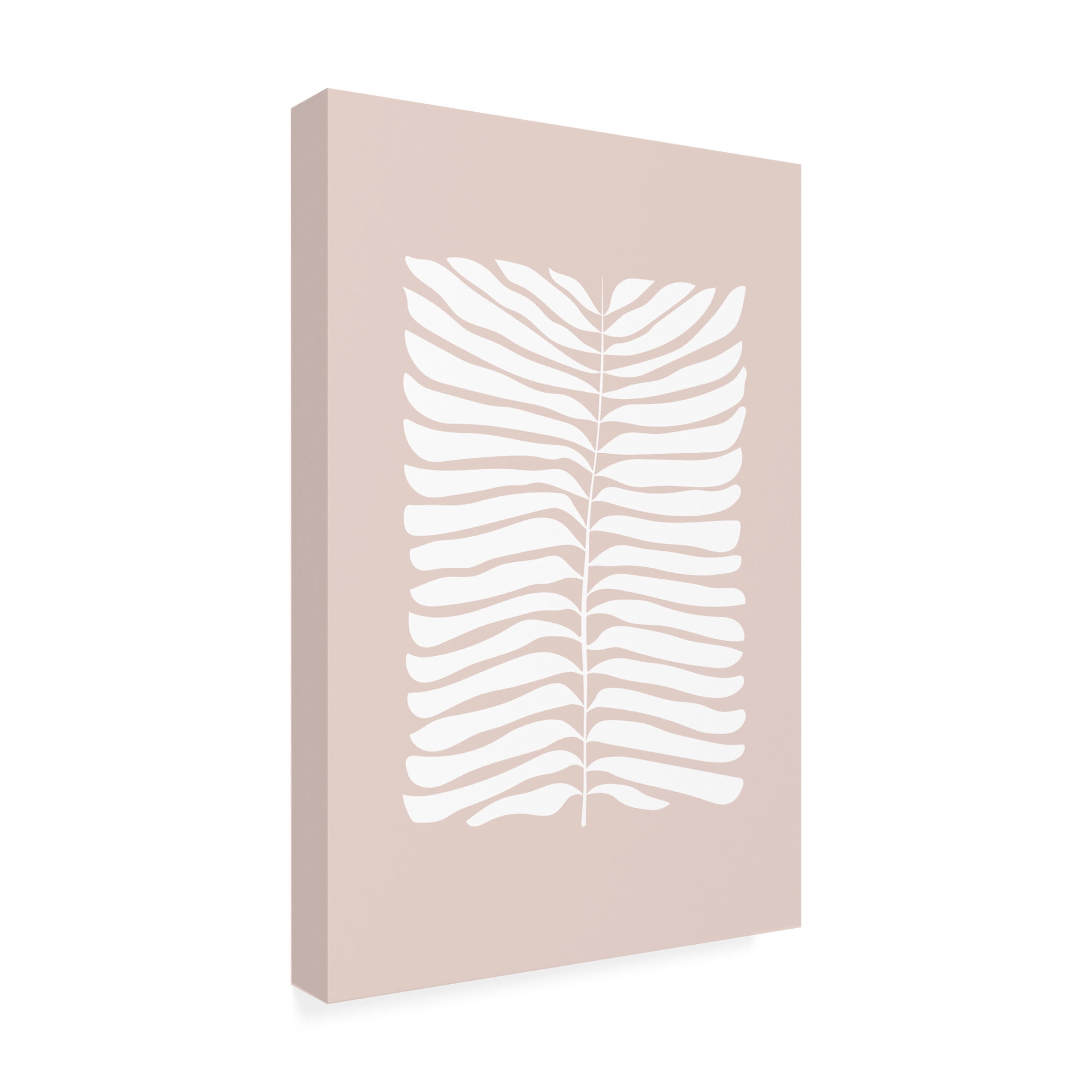 Canvas Wall Art - Incado 'Leaf Pattern' Wall Art for Living Room, Bedroom, or Office Décor by Trademark Fine Art - 12 x 19 Inches