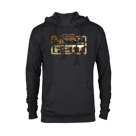 Star Wars The Book of Boba Fett Series Logo - Pullover Hoodie for Adults - Customized-Black