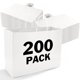 thumbnail image 1 of Bolsas de regalo de papel XPCARE, paquete de 200 unidades, grandes, con asas de 40 x 15 x 30 cm, 1 of 7