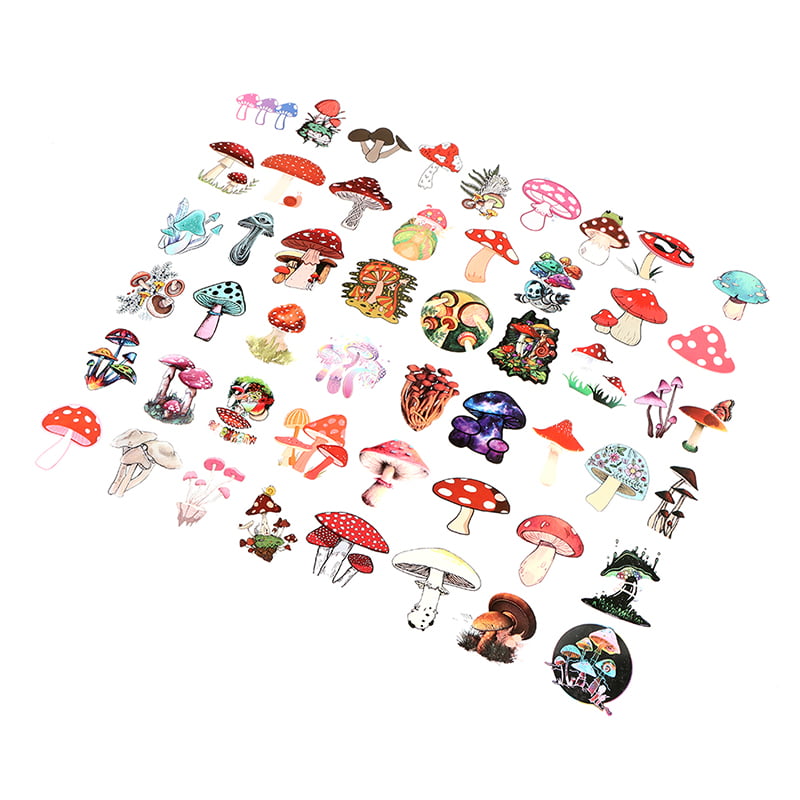 50PCS Skateboard Stickers bomb Vinyl Laptop Luggage Mushroom Sticker Lot S`SQ 