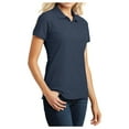 thumbnail image 4 of Yellow Rooster Female Core Classic Women Pique Polo River Blue Navy 2XL, 4 of 6