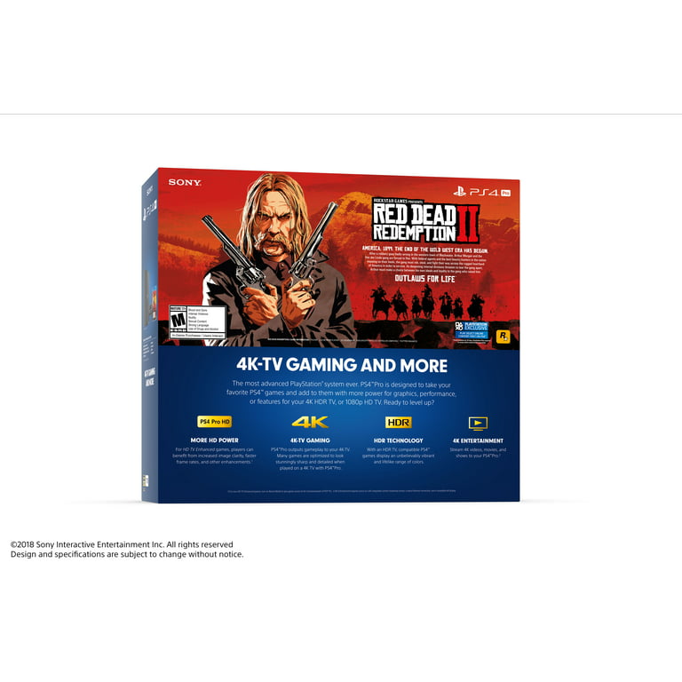 PlayStation 4 Pro 1TB Console - Red Dead Redemption 2 Bundle [Discontinued]