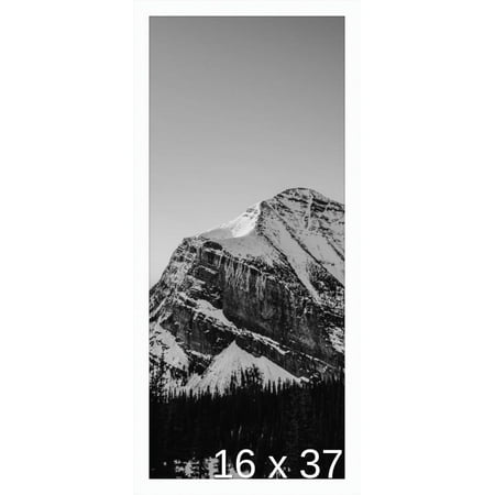 

16 x 37 Whe Naural Wood Picure - Made Hardwood Phoo s (Derby Collecion)