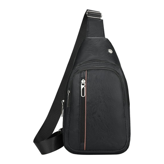 Admvng Crossbody Daypack for Men Slim Chest Backpack Man Purse Small Shoulder Bag for Travel Hiking