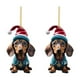 thumbnail image 2 of RKSTN christmas ornaments Border Product Christmas Dog Car Hanger Christmas Decoration Acrylic Car Hanger Home Hanger, 2 of 4
