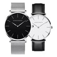 thumbnail image 1 of 2 Relojes Hombre Pack Hannah Martin Piel+ Inoxidable Silver, 1 of 6