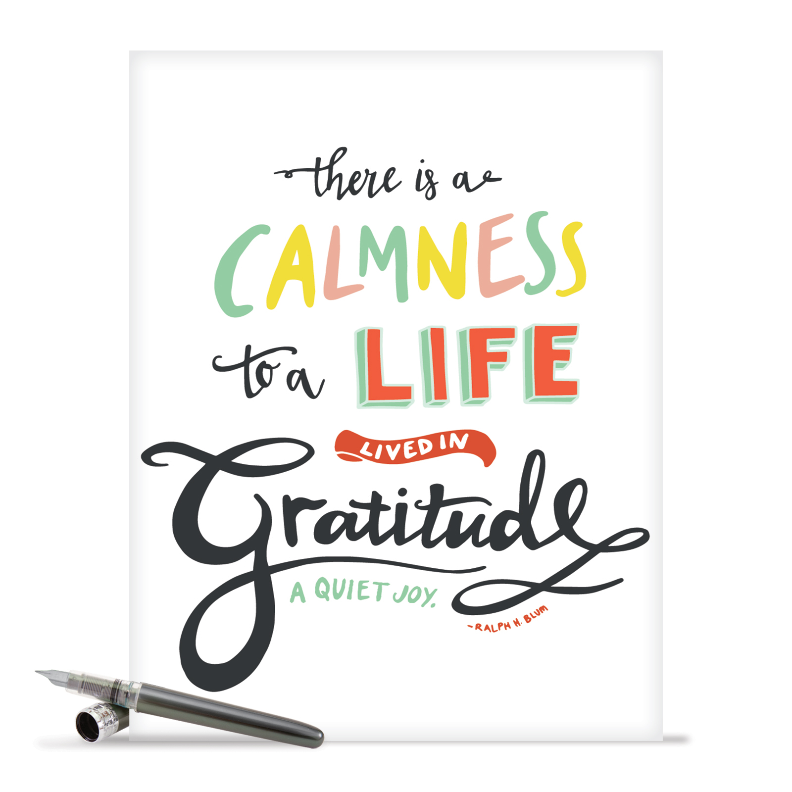 J9633CTYG Extra Large Thank You Greeting Card 'Words Of Appreciation