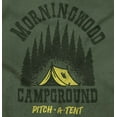 thumbnail image 2 of Morning Wood Campground Pitch A Tent Men's Big & Tall Graphic Hoodie Brisco Brands 2X, 2 of 4
