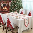 thumbnail image 4 of Christmas Tree Chair Covers Set of 8 Abstract Red Trees Elk Gift Bird Star Art Chair Back Covers Stretch Removable Washable Slipcovers Protector for Dining Room Kitchen Party Decor, 4 of 5