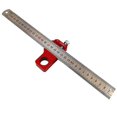 thumbnail image 1 of Universal Scribing Ruler 45 Degree Scale Ruler Measuring Marking Gauge Woodworking Right Angle Ruler Carpenter Tool DIY, 1 of 4