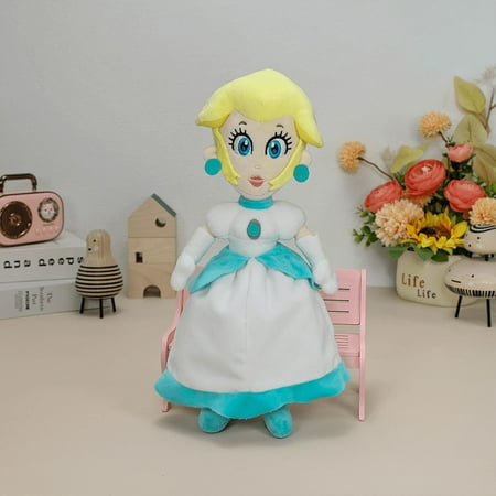 Super Mario Bros Princess Peach Ponytail Stuffed Doll Plush Toys Gifts 12"