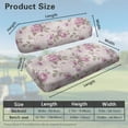 thumbnail image 3 of POLERO Golf Cart Bench Seat Covers Pink Rose Flower Print Non-slip Ezgo Club Car Front Seat Cover Set Fit for Golf Cart Accessories Easy to Install, 3 of 8