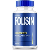 Folisin Hair Growth Supplement, Official Formula, Advanced Hair Care Pills for Thicker, Fuller, and Healthier Hair, The Ultimate Hair Revival and Regrowth Solution, Foli Sin Reviews (60 Capsules)