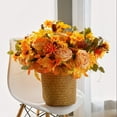 thumbnail image 4 of Guozer 2Pcs Floral Centerpiece Fall Decorative Flower Insert Fall Stems for Vase Arrangement Fall Decorations for Home, 4 of 7