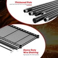 thumbnail image 6 of REIBII Heavy Duty Shelving Unit 61.7"W x 15.8"D Storage Shelves,Adjustable 5-Tier Extra Wide Garage Pantry Organizer Rack，Black, 6 of 7