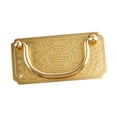 thumbnail image 3 of Tirador de puerta para armario, herrajes para muebles, latón, fácil instalación, armario Oro, 3 of 9