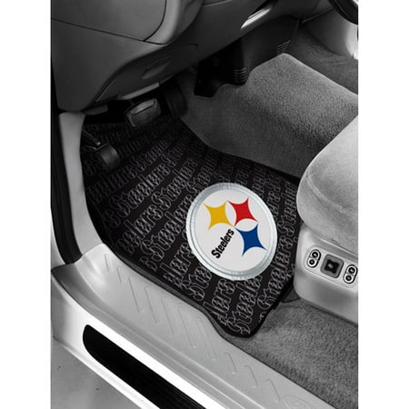 Nfl Pittsburgh Steelers Floor Mats Set Of 2 Walmart Com