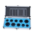 thumbnail image 4 of Youkk 10pcs Metal Threading Removed Tool Box Solution For Stripped Fasteners Rust Resistant 1Set, 4 of 5