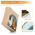 thumbnail image 3 of Chickens Flowers Green Napkin Holders for Tables Napkin Stand Paper Holder Organizer Tabletop Tissue Box Dispenser, 3 of 8