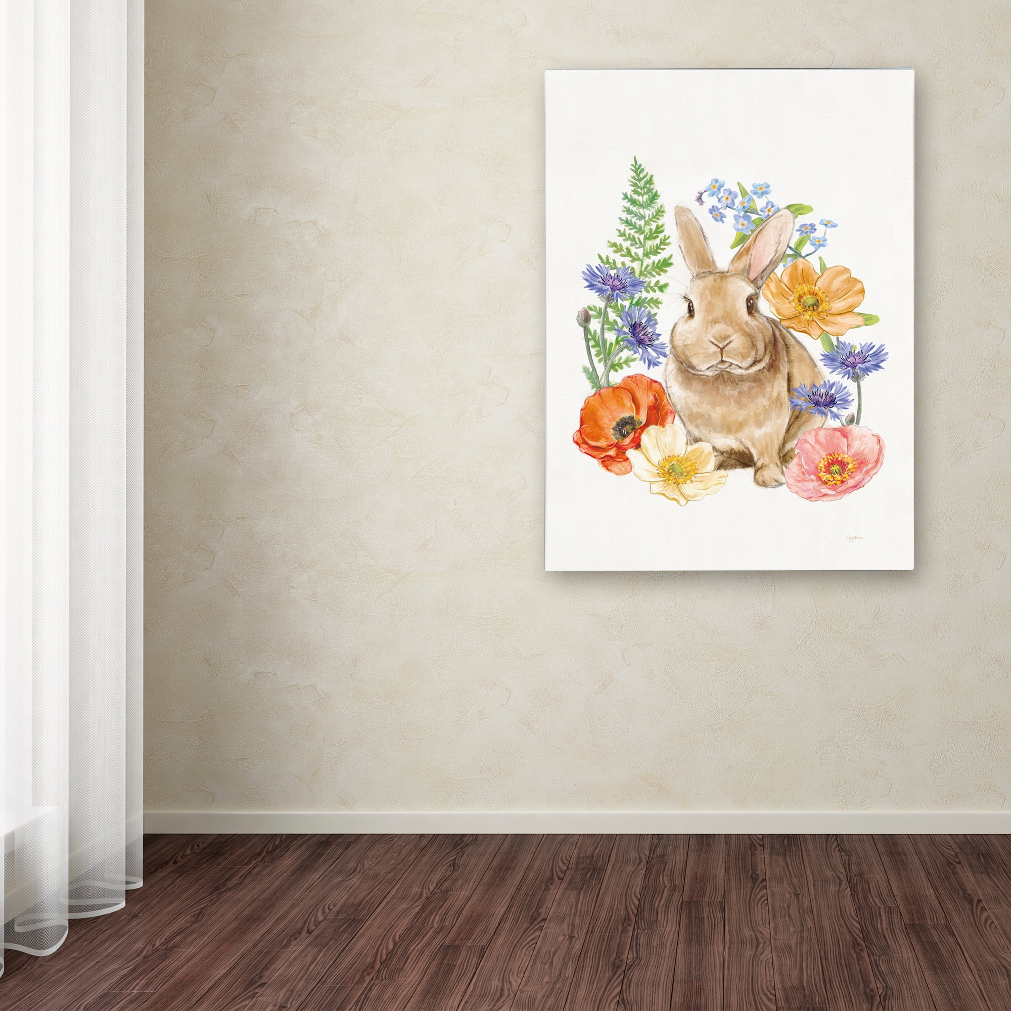 Trademark Fine Art 'Sunny Bunny II FB' Canvas Art by Mary Urban