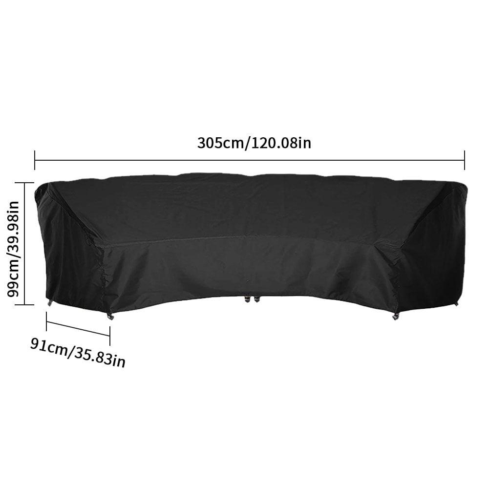 Curved Sofa Cover Waterproof Protective For Outdoor Use Com Curved Sofa Cover Waterproof Protective, Outdoor Sofa Cover Waterproof Canada