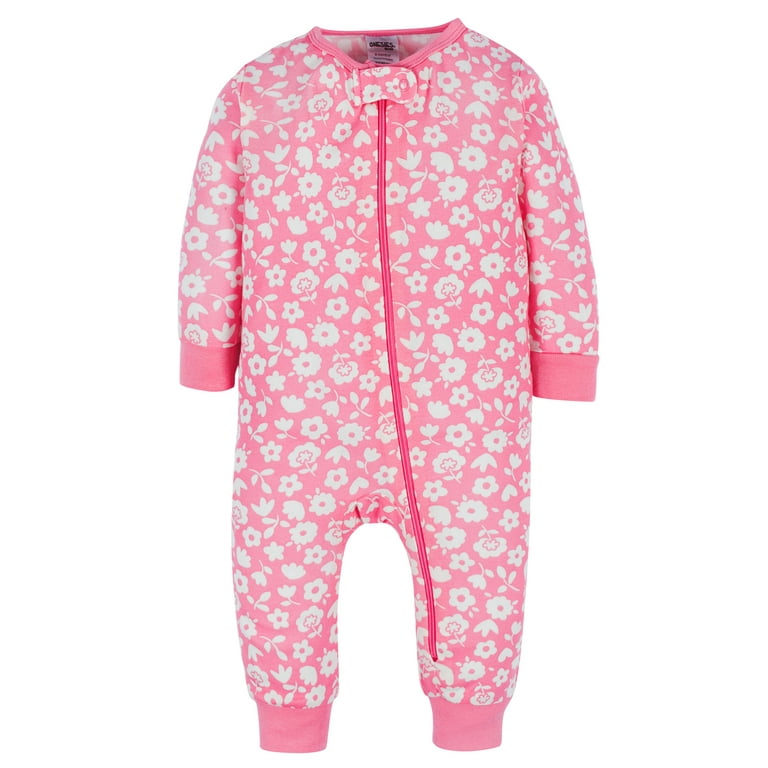 Walmart baby girl pajamas hotsell