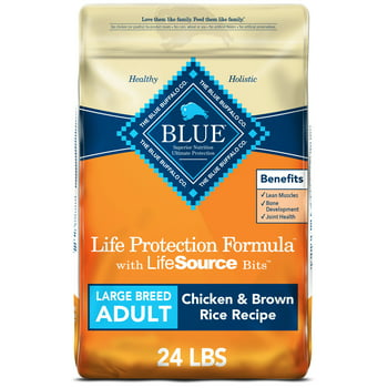 Blue Buffalo Life Protection Formula Natural Adult Large Breed Dry Dog Food, Chicken 24-lb