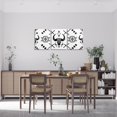 thumbnail image 2 of Hieng Western Bull Skull Wall Painting Posters and Prints Southwestern Aztec Picture Wall Decor Boys Girls Boho Tribal Canvas Wall Hieng for Living Room Bedroom Ethnic Bohemian, 2 of 6