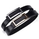 thumbnail image 4 of Cinturón de piel auténtica con hebilla lisa para mujer Cinturón de piel de vaca Cinturón informal rectangular distintivo, largo ajustable Diseño versátil, 4 of 6