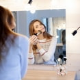 thumbnail image 1 of Phenofice 1Set Round Makeup Brush Storage Tool Golden 9.5x3.7in For Home Decor, 1 of 5